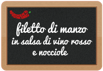 filetto di manzo in salsa di vino rosso e nocciole