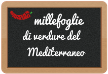 millefoglie di verdure del Mediterraneo